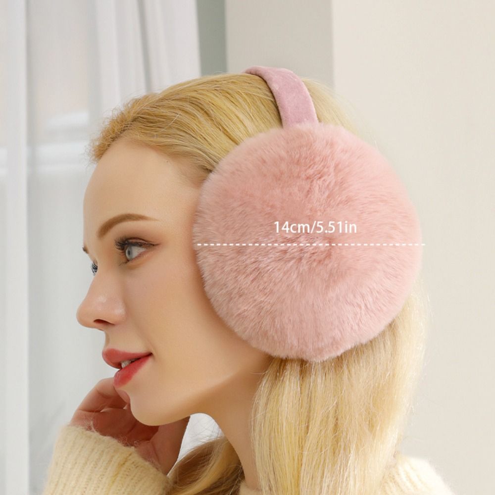 Earmuffs Foldable - Cache-oreilles confortables en peluche, épaissis, pliables,