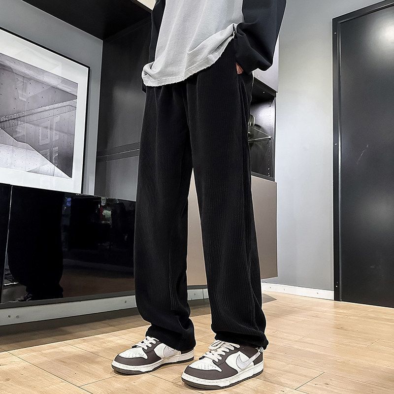 Corduroy Pant Warm - Pantalon droit en velours côtelé vintage