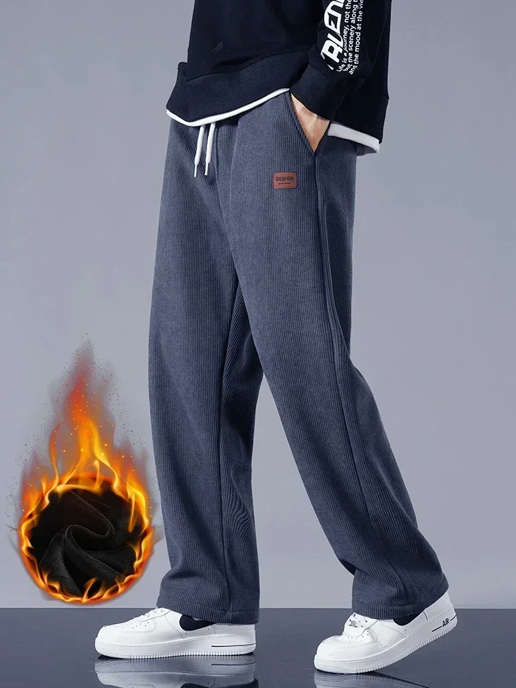 Corduroy Pant Warm - Hiver épais chaud velours côtelé pantalons