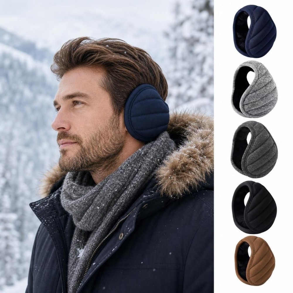 Cache-oreilles d'hiver doublés - Earmuffs Foldable avis et prix