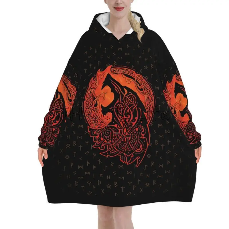 Viking loup noeud Fenrir porta - Sherpa Hoodie Fleece avis et prix