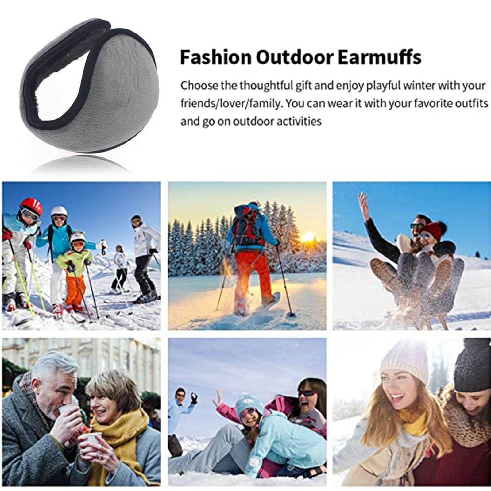 Cache-oreilles d'hiver chauds  - Earmuffs Foldable avis et prix